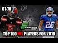 Top 100 NFL Players For 2019 | Projecting Next Year's Stars | 61-70