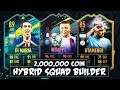 UNBELIEVABLE 2 MILLION COIN HYBRID SQUAD BUILDER!! - FIFA 20 ULTIMATE TEAM