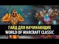 Гайд по WoW Classic для Начинающих (Классы, Прокачка, Профессии и прочее)