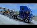 American Truck Simulator | International 9600 Hauling JCB Telehandler | 44,000 Pounds!