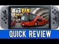 Bus Fix 2019 Quick Review & How to Play - Nintendo Switch