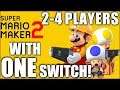 HOW TO DO Multiplayer with ONE Switch | Mario Maker 2 | The Basement