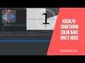 How To Add Countdown, Color Bars and White Noise | Kdenlive Tutorial Geekoutdoors.com EP1016