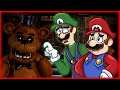 Mario & Luigi play FNAF #1 The REAL Animatronic Horror