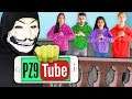 PZ9 HACKS YOUTUBE? Following PZ9 for 24 Hours To Rescue Justin Fingerprint Challenge in Hollywood