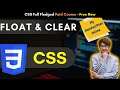 CSS 2021 Tutorial : Float & Clear | float-left,right & clear-none etc #csstutorial