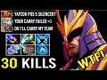 EPIC Sh*t POS 5 TO CARRY ALL 500 IQ Yapzor GOD 9k Silencer 2 Hit Kill Most Crazy Game 7.22 Dota 2