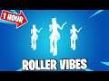 Fortnite Roller Vibes Emote 1 HOUR Dance! (Doja Cat - Kiss Me More)