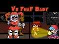 Friday Night Funkin': VS Baby FNAF FULL WEEK + Cutscenes + Ending [Horror/HARD] FNF vs FNAF Mod
