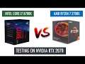 i7 8700K vs Ryzen 7 2700X - RTX 2070 - 1440p Benchmarks Comparison