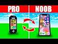 Minecraft NOOB vs. PRO: SWAPPED IPHONE BUILD in Minecraft (Compilation)