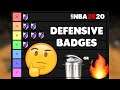 RANKING ALL THE DEFENSIVE BADGES IN TIERS ON NBA 2K20