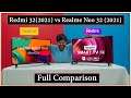 Redmi Smart TV 32 Inch vs Realme Smart TV Neo 32 Inch TV Comaprison in Detail 🔥🔥