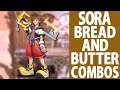 Sora Bread and Butter combos (Beginner to Godlike)