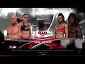 WWE 2K20 Ronda Rousey,Steve Austin VS Carmella,R-Truth Mixed Tag Match