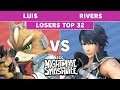 2GG NoS - Lui$ (Fox) Vs Rivers (Chrom) Losers Top 32 - Smash Ultimate