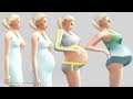 Barbie Belly Progression family friendly version! | Sims 4