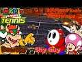 BMF100 Plush Gameplays: Bowser VS Shy Guy (Bowser Castle Court) Mario Power Tennis Gameplay!