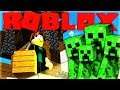 BUILD TO SURVIVE THE NIGHT AGAINST THESE CREEPERS IN ROBLOX