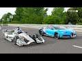 Forza 7 Drag race: Indycar vs Bugatti Chiron