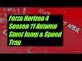 Forza Horizon 4 Season 11 Autumn Stunt Jump & Speed Trap