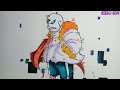 How To Draw omnipotent sans Undertale Au Cách Vẽ Xans mạnh nhất
