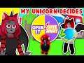 My UNICORN DECIDES If I OPEN Or GIVE AWAY EGGS In Adopt Me! (Roblox)