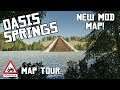 OASIS SPRINGS, NEW MOD MAP! MAP TOUR. Farming Simulator 19, PS4, New to Console!