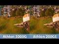 AMD Athlon 3000G vs Athlon 200GE Comparison. CPU Test. Dota 2, CS:GO, PUBG, Fortnite ect