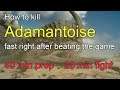 How to kill adamantoise fast with minimal prep (stream highlights)