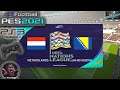Netherlands Vs Bosnia Herzegovina UEFA Nations League MD3 PES 21 || PS3 Gameplay Full HD 60 FPS