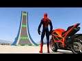 Superhero ramp ๐ฎ๐ฎ๐ฎ android games | mobile games | bike stunt | best ios games #shorts