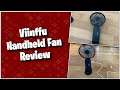 Viinffu Portable Rechargeable Handheld Fan Review For Desk || MumblesVideos Product Review