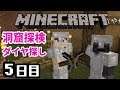 けーたいぷ家のマイクラ日記:5日目「ダイヤが欲しい!洞窟探検編」