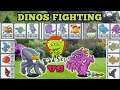 Crazy dino park Fighting of Dinos and kraken trains