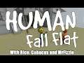 Falling Off | Human Fall Flat | With Cabacus and MrFizzle