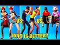 Fortnite NEW SKINS vs OLD SKINS in Dance Battle! #4 (Summer Skye vs Skye, Bugha vs Lazarbeam,..)