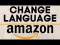 How To Change Language On Amazon - Change Amazon Back to English