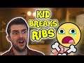Kid Breaks His Ribs On Rainbow Six Siege! Funny Voice Chat!