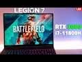 Legion 7i | RTX 3080 16gb (165w TDP) + Intel 7 11800h Battlefield 2042