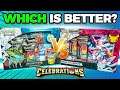Pokemon Celebrations V Box VS Zacian Deluxe Pin Box! (WHICH IS BETTER?)