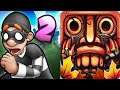 Robbery Bob 2 vs Temple Run 2 Gameplay Android,ios Part 22