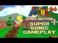 Super Mario 64: Sonic Edition Plus - Super Sonic - PC Gameplay 😎RєαlƁєηנαмιllιση