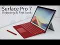 Surface Pro 7 - Unboxing, Setup and First Look