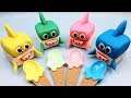 4 Colors Play Doh Ice Cream Cups LOL Chupa Chups Learn Wild Animals Toys Kinder Surprise Eggs