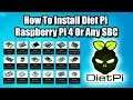 How Install Diet Pi Raspberry Pi 4 Or Any SBC - Install Set Up Configure