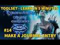 Neverwinter Nights - Player Journal Basics - NWN Learn in 5