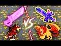 ONE VÀ NOOB YETI CHƠI MINI GAME KIẾM BOY VS KIẾM GIRL VÀ NHỮNG CON PET MẠNH NHẤT MINECRAFT
