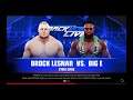 WWE 2K19 Brock Lesnar VS Big E 1 VS 1 Steel Cage Match
