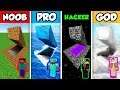 Minecraft NOOB vs PRO vs HACKER vs GOD : SECRET BASE in Minecraft Animation!